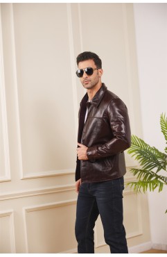 DENZELL New Leather Coat