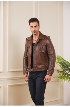 DENZELL New Leather Coat