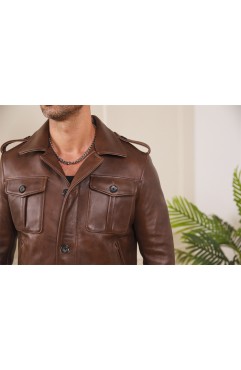 DENZELL New Leather Coat