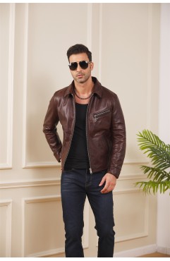 DENZELL New Leather Coat