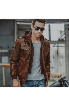 DENZELL OUTWEAR TORNADO LEATHER JACKET