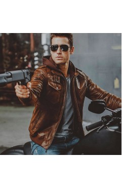 DENZELL OUTWEAR TORNADO LEATHER JACKET